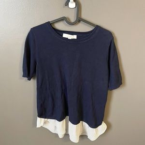BOGO FREE!! loft Womens layered sweater top